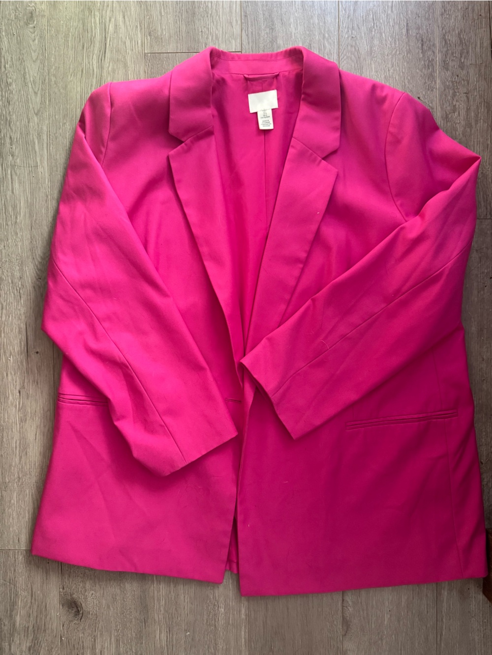 H&M Fuchsia Open Blazer Jacket